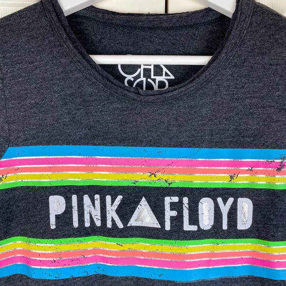 ChaSer Pink Floyd Neon Stripes T-shirt - Picture 2 of 6
